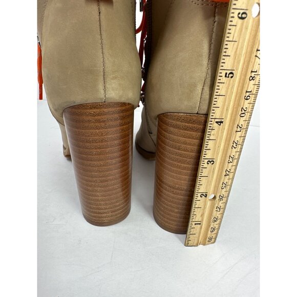 Steve Madden Size 10M Karey Leather Pointed Toe Ankle Boots 4" Heel - Picture 9 of 11